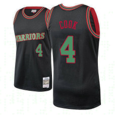 Quinn Cook Golden State Warriors #4 Black Christmas Classics 2022 Champions Jersey