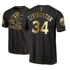 Golden State Warriors #34 Shaun Livingston 2018 Champions T-Shirt Golden State Warriors #34 Shaun Livingston 2018 Champions T-Shirt
