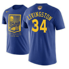 Shaun Livingston Golden State Warriors 2018 Finals City DNA Royal T-Shirt Shaun Livingston Golden State Warriors 2018 Finals City DNA Royal T-Shirt