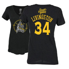 Golden State Warriors #34 Shaun Livingston Black Name & Number T-Shirt Golden State Warriors #34 Shaun Livingston Black Name & Number T-Shirt