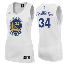 Women's Golden State Warriors #34 Shaun Livingston White Home 2022 Champions Jersey