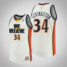 Golden State Warriors #34 Shaun Livingston We Believe 2022 Champions Jersey