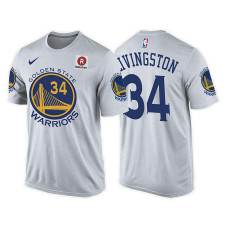 Golden State Warriors #34 Shaun Livingston White Association T-Shirt Golden State Warriors #34 Shaun Livingston White Association T-Shirt