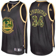 Golden State Warriors #34 Shaun Livingston Camo Military Camo Fashion 2022 Champions Jersey