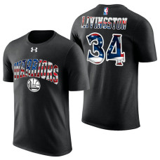 Golden State Warriors #34 Shaun Livingston Independence Day T-Shirt Golden State Warriors #34 Shaun Livingston Independence Day T-Shirt