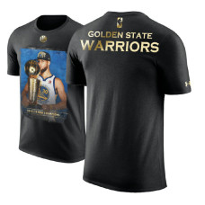 Golden State Warriors #30 Stephen Curry Black 2018 Champions T-Shirt