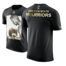 Golden State Warriors #30 Stephen Curry Black 2018 Champions T-Shirt