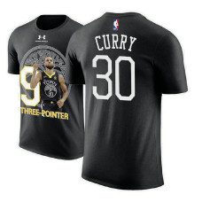 Golden State Warriors #30 Stephen Curry Black Finals T-Shirt