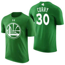 Golden State Warriors #30 Stephen Curry Green St. Patrick's Day T-Shirt Golden State Warriors #30 Stephen Curry Green St. Patrick's Day T-Shirt