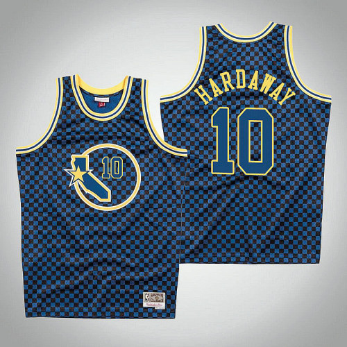 Golden State Warriors #10 Tim Hardaway Checkerboard 2022 Champions Jersey Golden State Warriors #10 Tim Hardaway Checkerboard 2022 Champions Jersey