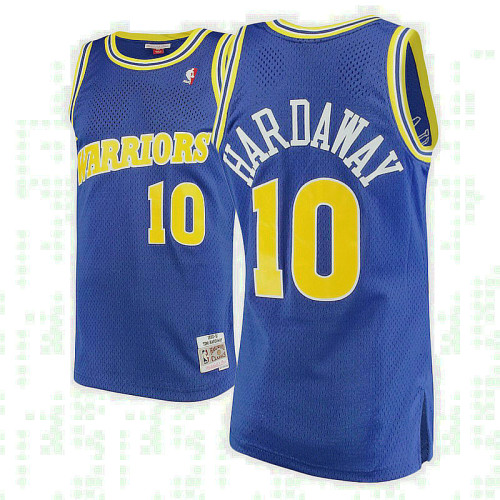 Golden State Warriors #10 Tim Hardaway Royal Hardwood Classics Jersey Golden State Warriors #10 Tim Hardaway Royal Hardwood Classics Jersey