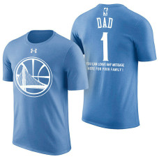 Golden State Warriors 2018 Father's Day No.1 DAD Blue T-Shirt Golden State Warriors 2018 Father's Day No.1 DAD Blue T-Shirt
