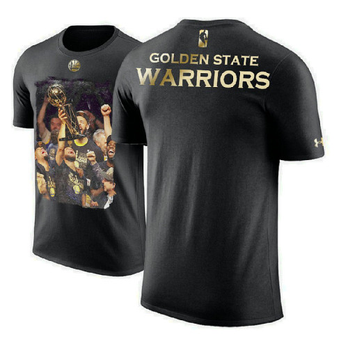 Golden State Warriors 2018 Champions Celebration Black T-Shirt Golden State Warriors 2018 Champions Celebration Black T-Shirt
