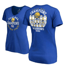 Women's Golden State Warriors 2018 Finals Champions Elevate the Game Roster Royal T-Shirt