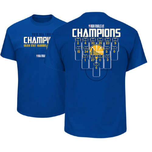 Golden State Warriors Finals Champions 2022 Champions Jersey Roster Royal T-Shirt Golden State Warriors Finals Champions 2022 Champions Jersey Roster Royal T-Shirt