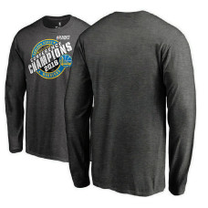 Golden State Warriors 2018 Western Conference Champions Keyhole Slogan Long Sleeve Charcoal T-Shirt Golden State Warriors 2018 Western Conference Champions Keyhole Slogan Long Sleeve Charcoal T-Shirt