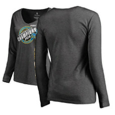 Golden State Warriors 2018 Western Conference Champions Keyhole Slogan Long Sleeve Charcoal T-Shirt Golden State Warriors 2018 Western Conference Champions Keyhole Slogan Long Sleeve Charcoal T-Shirt