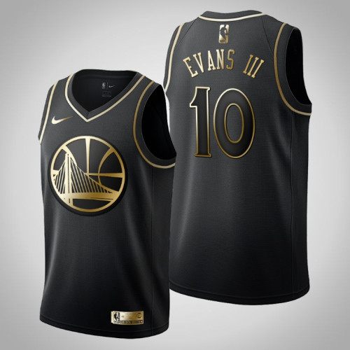 Golden State Warriors #10 Jacob Evans III Golden Edition 2022 Champions Jersey Golden State Warriors #10 Jacob Evans III Golden Edition 2022 Champions Jersey