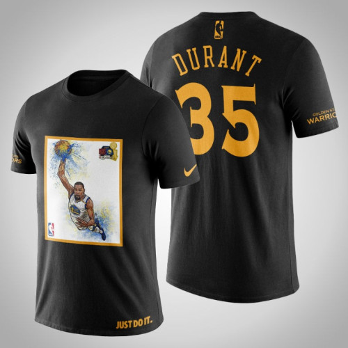 Golden State Warriors Kevin Durant #35 Black Legend 2017 The Finals T-shirt Golden State Warriors Kevin Durant #35 Black Legend 2017 The Finals T-shirt