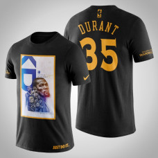 Golden State Warriors Kevin Durant #35 Black Legend Image T-shirt Golden State Warriors Kevin Durant #35 Black Legend Image T-shirt