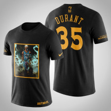 Golden State Warriors Kevin Durant #35 Black Legend Silm Reaper T-shirt