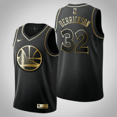 Golden State Warriors #32 Marcus Derrickson Golden Edition 2022 Champions Jersey