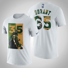 Golden State Warriors Kevin Durant #35 Comic Doctor Doom Marvel T-Shirt - White Golden State Warriors Kevin Durant #35 Comic Doctor Doom Marvel T-Shirt - White