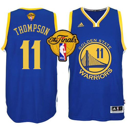 2015 Finals Golden State Warriors Klay Thompson Blue 2022 Champions Jersey 2015 Finals Golden State Warriors Klay Thompson Blue 2022 Champions Jersey