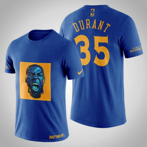 Golden State Warriors Kevin Durant #35 Navy Legend Caricatrue T-shirt Golden State Warriors Kevin Durant #35 Navy Legend Caricatrue T-shirt