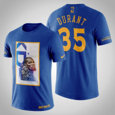 Golden State Warriors Kevin Durant #35 Navy Legend Image T-shirt Golden State Warriors Kevin Durant #35 Navy Legend Image T-shirt