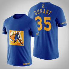Golden State Warriors Kevin Durant #35 Navy Legend MVP T-shirt