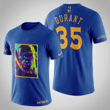 Golden State Warriors Kevin Durant #35 Navy Legend Painting T-shirt