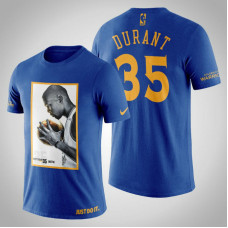 Golden State Warriors Kevin Durant #35 Navy Legend Side T-shirt Golden State Warriors Kevin Durant #35 Navy Legend Side T-shirt