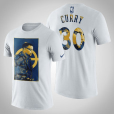 Golden State Warriors Stephen Curry #30 Comic  Deadshot DC T-Shirt  -  White