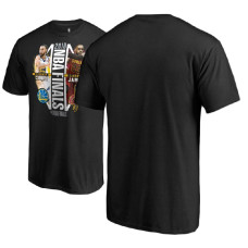 Golden State Warriors vs Cavaliers 2018 Finals Player Matchup Black T-Shirt Golden State Warriors vs Cavaliers 2018 Finals Player Matchup Black T-Shirt