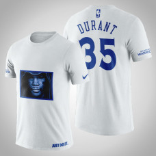 Golden State Warriors Kevin Durant #35 White Legend Death Face T-shirt Golden State Warriors Kevin Durant #35 White Legend Death Face T-shirt