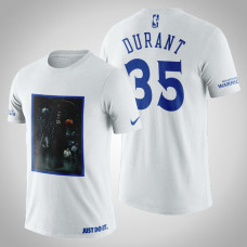 Golden State Warriors Kevin Durant #35 White Legend Death T-shirt Golden State Warriors Kevin Durant #35 White Legend Death T-shirt