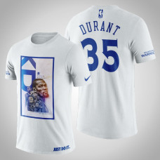 Golden State Warriors Kevin Durant #35 White Legend Image T-shirt Golden State Warriors Kevin Durant #35 White Legend Image T-shirt