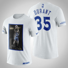 Golden State Warriors Kevin Durant #35 White Legend Jumper T-shirt Golden State Warriors Kevin Durant #35 White Legend Jumper T-shirt