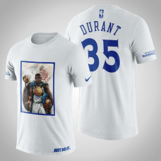Golden State Warriors Kevin Durant #35 White Legend King T-shirt Golden State Warriors Kevin Durant #35 White Legend King T-shirt