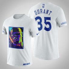 Golden State Warriors Kevin Durant #35 White Legend Painting T-shirt Golden State Warriors Kevin Durant #35 White Legend Painting T-shirt