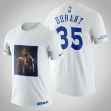 Golden State Warriors Kevin Durant #35 White Legend Rain T-shirt Golden State Warriors Kevin Durant #35 White Legend Rain T-shirt