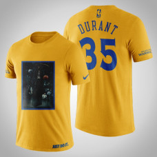 Golden State Warriors Kevin Durant #35 Yellow Legend Death T-shirt Golden State Warriors Kevin Durant #35 Yellow Legend Death T-shirt