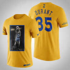 Golden State Warriors Kevin Durant #35 Yellow Legend Jumper T-shirt Golden State Warriors Kevin Durant #35 Yellow Legend Jumper T-shirt