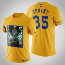 Golden State Warriors Kevin Durant #35 Yellow Legend Silm Reaper T-shirt Golden State Warriors Kevin Durant #35 Yellow Legend Silm Reaper T-shirt