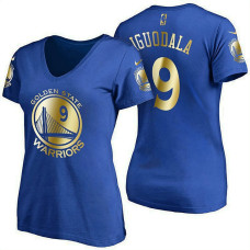 Women's Golden State Warriors #9 Andre Iguodala Name & Number T-Shirt Women's Golden State Warriors #9 Andre Iguodala Name & Number T-Shirt
