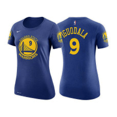 Women's Golden State Warriors #9 Andre Iguodala Blue Icon T-Shirt