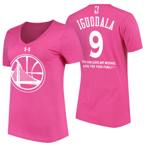Women's Golden State Warriors #9 Andre Iguodala Mother's Day T-Shirt Women's Golden State Warriors #9 Andre Iguodala Mother's Day T-Shirt