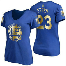 Women's Golden State Warriors #23 Draymond Green Royal Name & Number T-Shirt Women's Golden State Warriors #23 Draymond Green Royal Name & Number T-Shirt