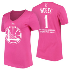 Women's Golden State Warriors #1 JaVale McGee Mother's Day T-Shirt